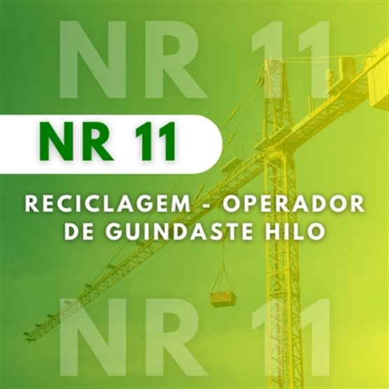 Reciclagem – NR 11 – Operador de Hilo